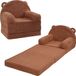 Vevor Banquette modulaire pour enfants, banquette de jeu, mobilier enfant pliable, marron