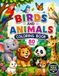 Birds & Animals Coloring Book: Fun and Easy Coloring Pages for Kids with Cute Birds, Wild Animals, Farm Animals & More