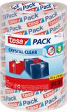 tesa verpakkingstape Crystal Clear kristalhelder plakband verpakkingstape – 3 rollen 66m x 50mm