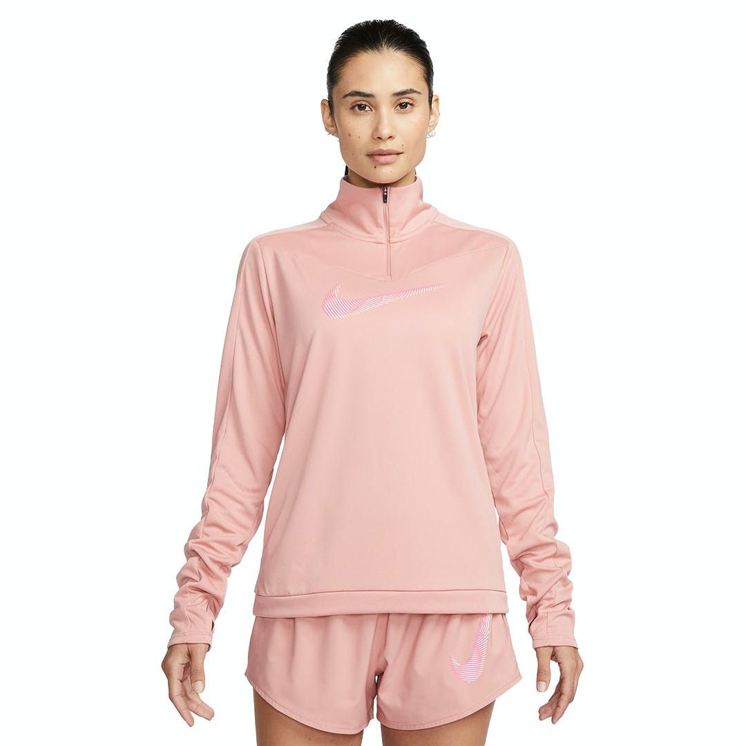 Nike Dri-Fit Swoosh Running Shirt - Dames