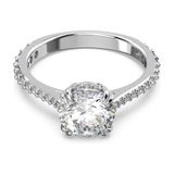 Swarovski Constella Dames Ring Metaal - Zilverkleurig - Maat 57