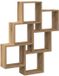 vidaXL Étagère murale cube 78x15x93 cm bois traité couleur chêne artisanal