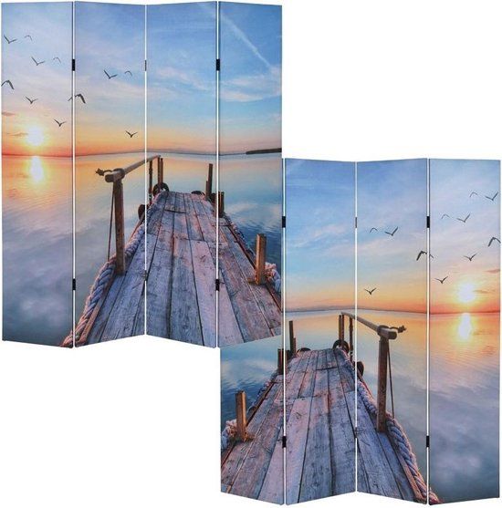 Générique Bol Scheidingswand Pier Hout Vele kleuren Modern 180x160cm