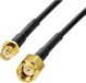 Wittenberg Antennen WiFi-antenne Verlengkabel [1x SMA-reverse-bus - 1x SMA-reverse-stekker] 10 m Zwart