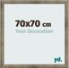 yd. Cadre photo 70x70 cm Métal Vintage MDF