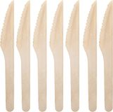 Matana – 200 Houten Messen, 16,5cm – Biologisch Afbreekbaar & Composteerbaar – Voor BBQ & Picknicks