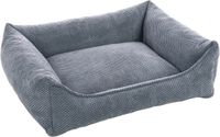 Flamingo Reno Mand Honden - Rechthoekig met rits - Lichtblauw - 80x67x22cm
