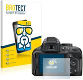 BROTECT Bedifol GmbH Screenprotector voor Nikon D5200 Beschermglas transparant