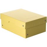 Originele Falken PureBox Pastel. Made in Germany. 100 mm hoog DIN A5 geel. Opbergdoos met deksel van stevig karton Vegan geschenkdoos transportdoos doos doos multifunctionele doos