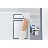 magnetoplan magnetofix A4/A5 Displayframe Magnetisch Grijs Niet Klevend 1131701 7,5 (B) x 0,8 (D) x 28,5 (H) cm 5 Stuks