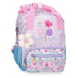 Enso Full of Flowers rugzak, roze, 23 x 28 x 10 cm, polyester