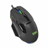 EDM Gaming mouse with LED 07753 for gamers Black 7200 dpi