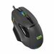 EDM Gaming mouse with LED 07753 for gamers Black 7200 dpi