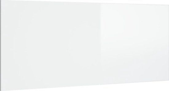vidaXL Hoofdbord - 200x1,5x80 cm - bewerkt hout - hoogglans wit