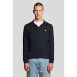 Lyle & Scott trui fijn gebreid donkerblauw
