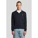 Lyle & Scott trui fijn gebreid donkerblauw
