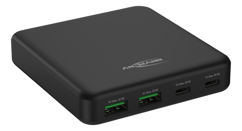 Ansmann USB & USB-C Charger 65W - DC465PD
