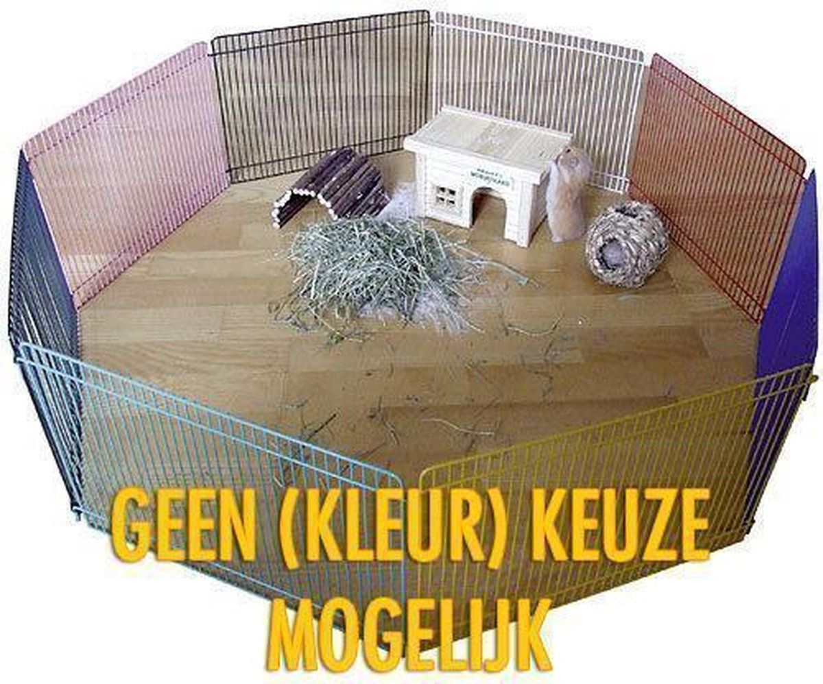 Kerbl Knaagdier - omheining - Multicolor - metaal