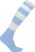 Proact Gestreepte Sportsokken PA021 - Sporty Sky Blue / White - 35/38 EU