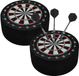Merkloos Dartpijlenhouder met 2 Mini Dartborden, 10 cm Diameter