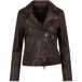 Oakwood Bruna Leren jas pour femmes