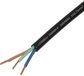 Tru Components TRU COMPONENTS TC-13389180 Rubberkabel H05RN-F 3 G 0.75 mm² Zwart 50 m