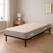King Of Dreams Matelas 80x190 X 23 Cm + Sommier + Pieds Offerts Avec Contact Latex Densité 80 Kg/m3 - Tissu 100% Coton - Soutien Très Ferme