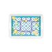 Guzzini - Rechthoekig dienblad met handgrepen van melamine, verschillende kleuren, "FLOWER&LEMON"