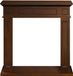 Bol Jefferson cheminée en bois de noyer (W89,5 x H90,5 x D28 cm)