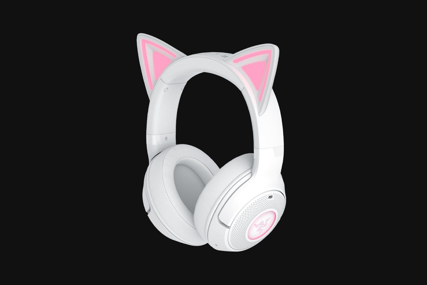 Razer Kraken Kitty V2 BT - Gaming Headset - Wireless - White