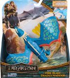 Dreamworks Dragons Battle Dragons Fire Blast Deadly Nadder actiefiguur van 25 cm