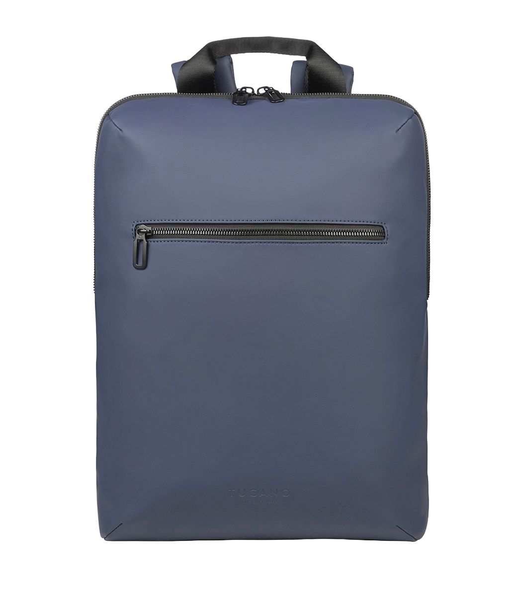 Tucano Gommo 16" Laptop Backpack - Black/Blue - Rubber
