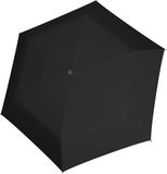 doppler Paraplu Fiber Smart Close Uni Black Zwart