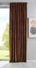 Gardinenbox Milano Verduisteringsgordijn fluweel ondoorzichtig bruin 280x135 cm