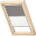 VELUX Origineel Verduisterend Rolgordijn Plus Plissé (DFD), Zilveren Kozijn, S06, 606, 4, Grey