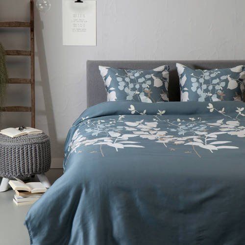 Ten Cate satijnen dekbedovertrek 2 persoons - groen - 8719743105645