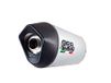 GPR-uitlaat, geluiddempend, compatibel met Kt-M Sxf 250 - EXC 250 F 2003/06 goedgekeurde uitlaatpot met Furore aluminium conextiebuis zilver