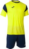 Joma Phoenix Voetbalset Korte Mouw Heren - Fluogeel / Marine | Maat: L