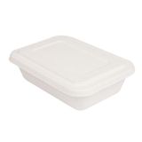 Doos Garcia de Pou Bionic Doos + Deksel - 800 Ml 22,5X15X4 Cm Wit Cellulose - 50 Stuks