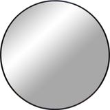 QUVIO Miroir mural – Rond – ø80 cm – Aluminium –