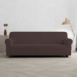 Italian Bed Linen PreTTY bankovertrek, bi-elastisch, bruin, 3-zits