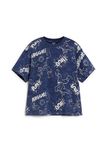 Desigual Shirt 'Hulk™ Comic' navy / wit