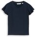 Tom Tailor - T-shirt à texture - Taille 104/110 - bleu capitaine ciel