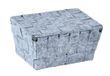 WENKO 23819100 Opbergdoos - Grijs - Rechthoekig - Polyester - 14 x 19 x 9.5 cm