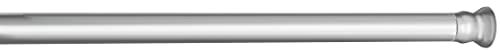 WENKO WK19210 Telescopische Douchegordijnstang, Klembaar, 2 cm Diameter, Chroom