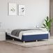 Maison Exclusive - Cadre de lit sans matelas, bleu, 140x190 cm, rembourré