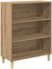 vidaXL Dressoir Artisan Eiken 69,5 x 32,5 x 90 cm Bewerkt hout