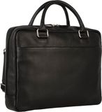 LEONHARD HEYDEN Leren business tas met laptopvak Berlin RV-Aktenmappe 1 Fach 7313 Schwarz zwart