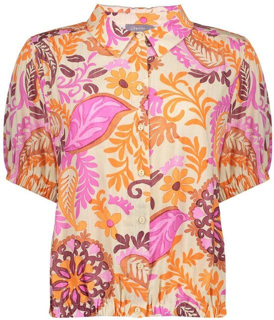 Geisha Dames Blouse 63499-20 Maat L Oranje