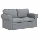 vidaXL Bank Lichtgrijs Stof 155 x 82 x 80 cm